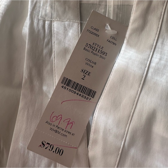WHBM button down - Picture 3 of 3